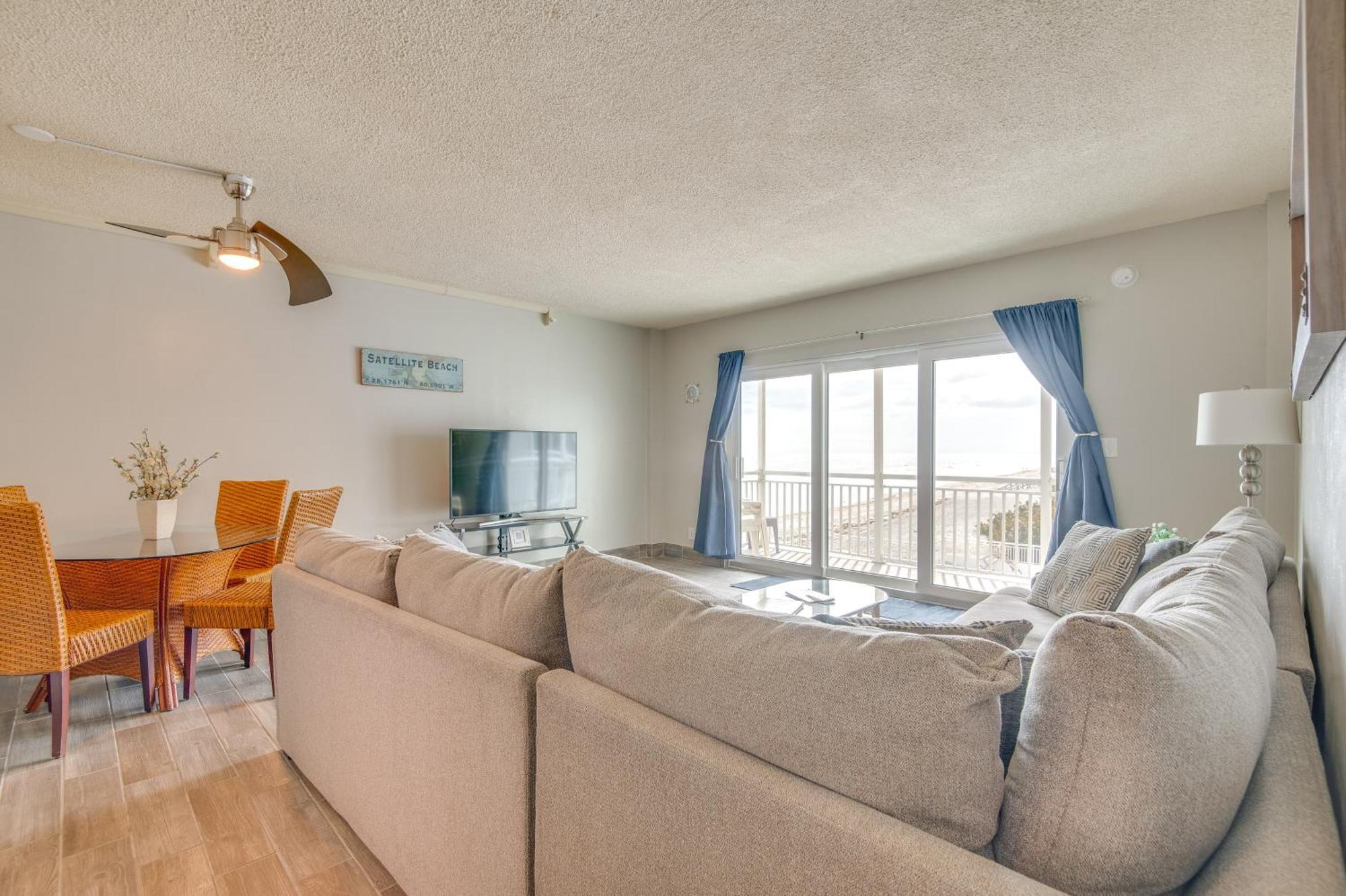 Walk To Shore Satellite Beach Condo With Ocean View Exterior photo